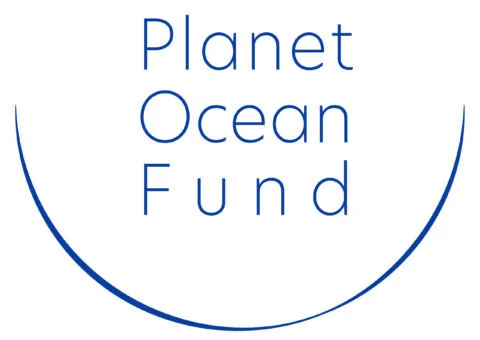 Planet Ocean Fund logo – blue on white